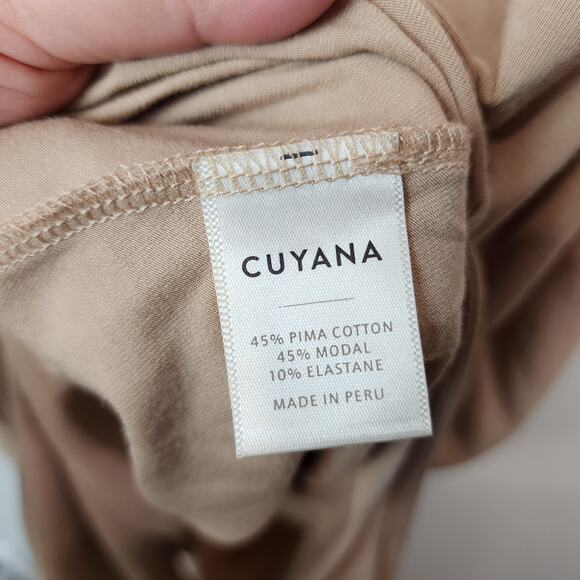 Cuyana Drape Back Sleeveless Dress Quartz Size XL - Picture 6 of 8